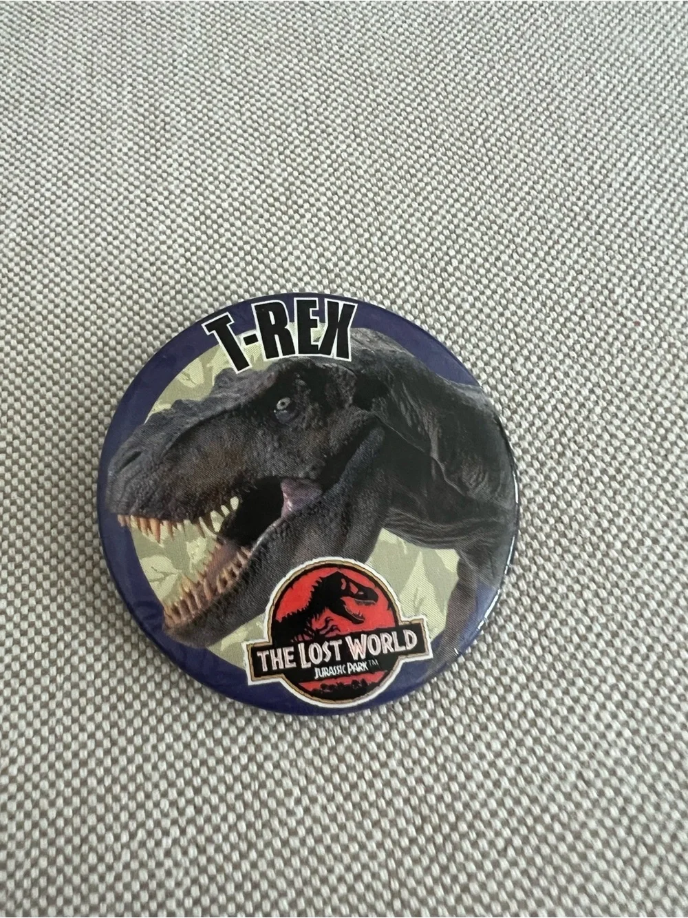 Set of 2 1997 Collectors Pins Disney Hercules Jurassic Park T-Rex Movie Premiere